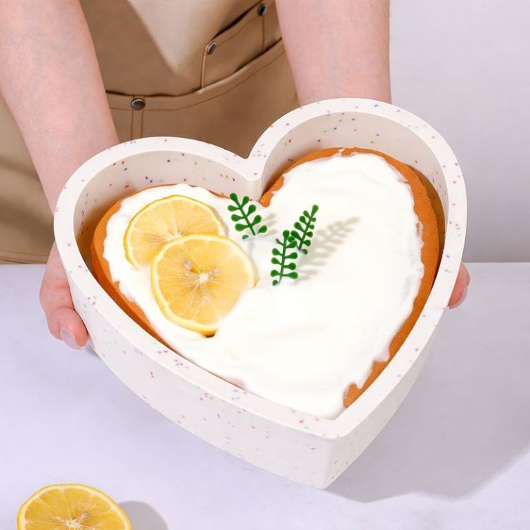 Heart Shaped Silicone Baking Pans