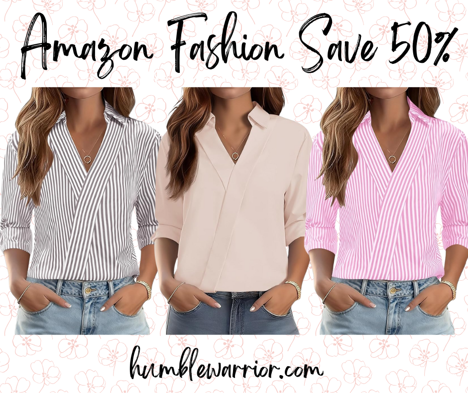 LOMON Collared V Neck Shirt