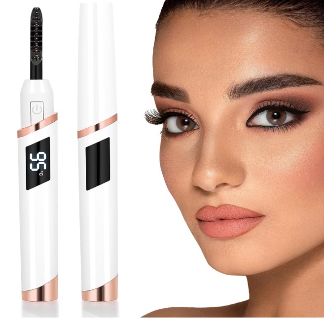 Heated eyelash curler!