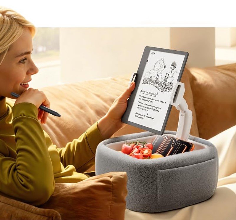 LULULOOK Ultra Fluffy Kindle Pillow Stand for Reading!