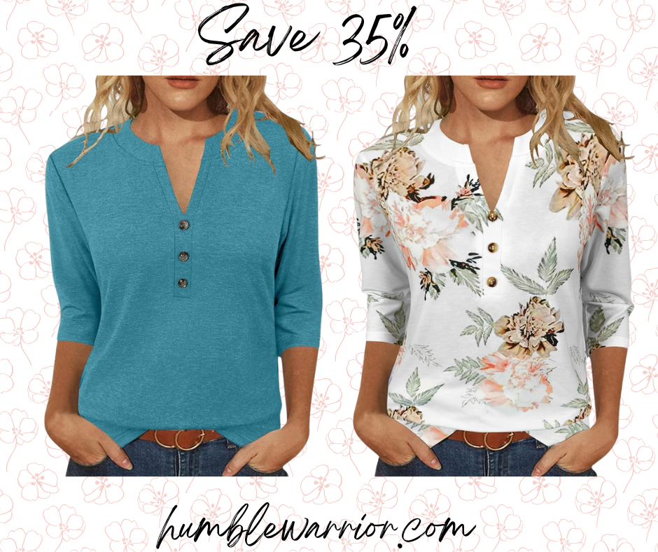 3/4 Sleeve Tops