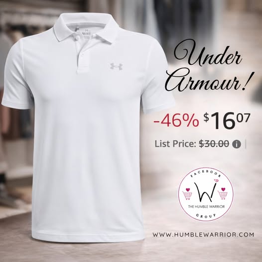 boys Under Armour polo shirts