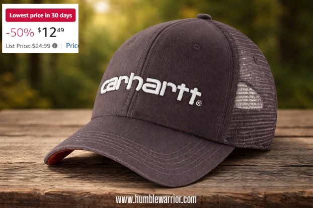 Carhartt Men’s Canvas Mesh-Back Cap