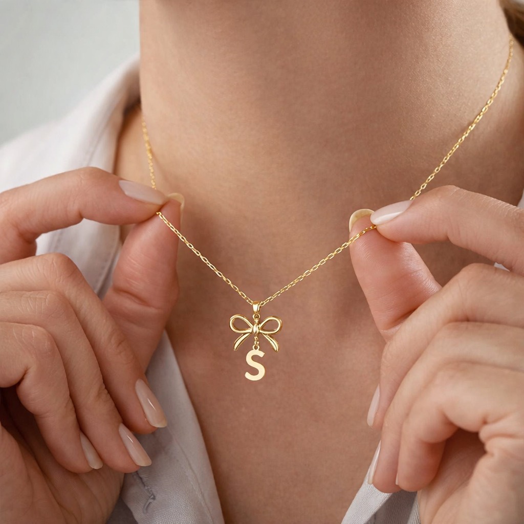 bow necklaces