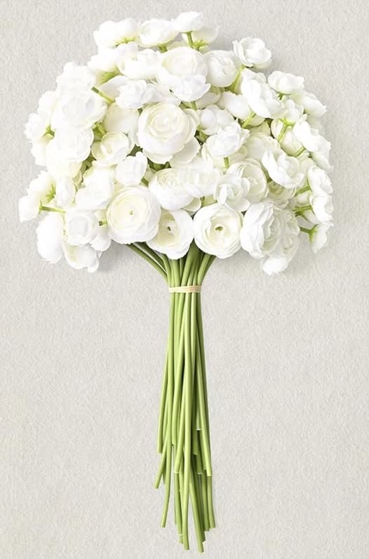 faux peonies