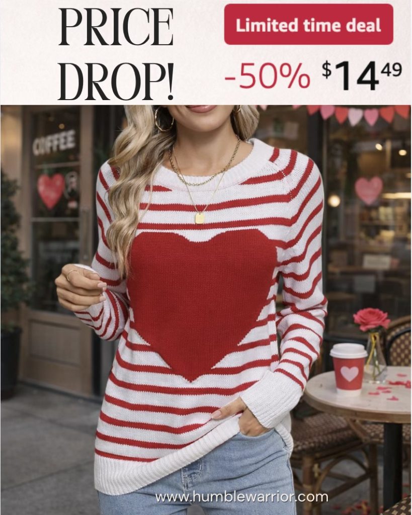 Valentine’s Day sweater