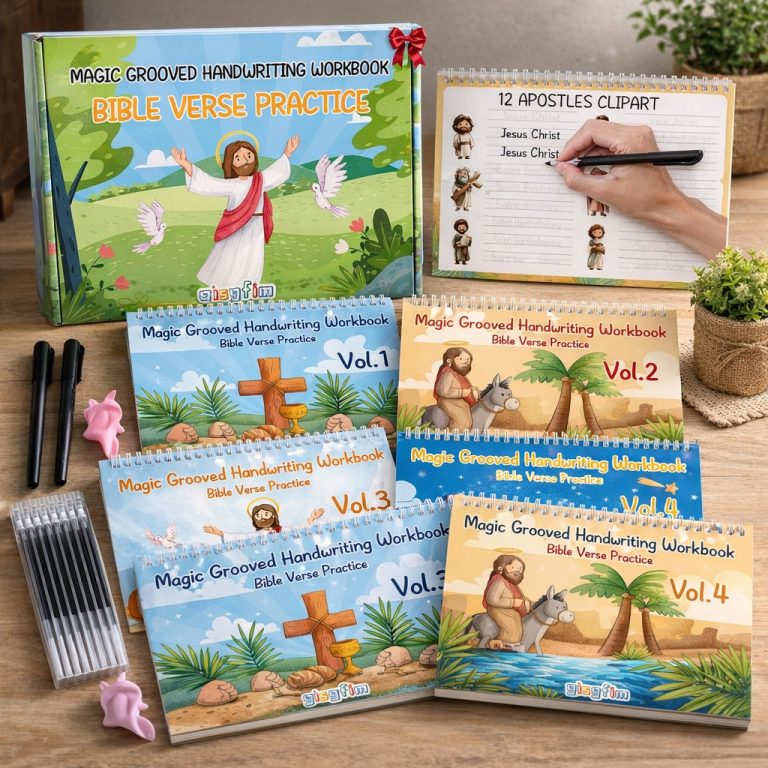 Bible Magic Grooved Writing Practice Books