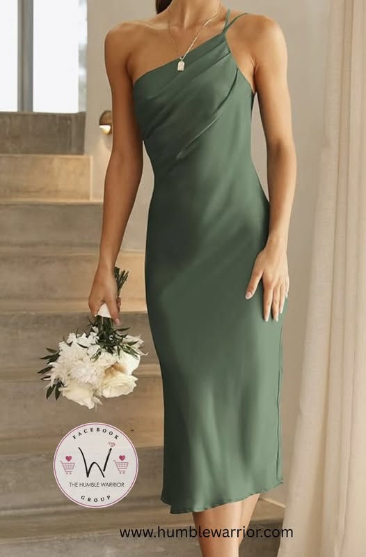PRETTYGARDEN Women’s Midi Satin Dress