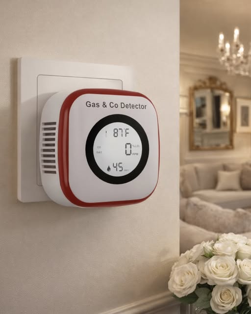 carbon monoxide and gas leak detector
