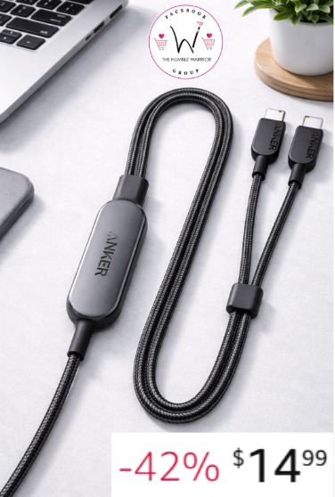 Anker 4FT 2-in-1 USB-C to USB-C Cable