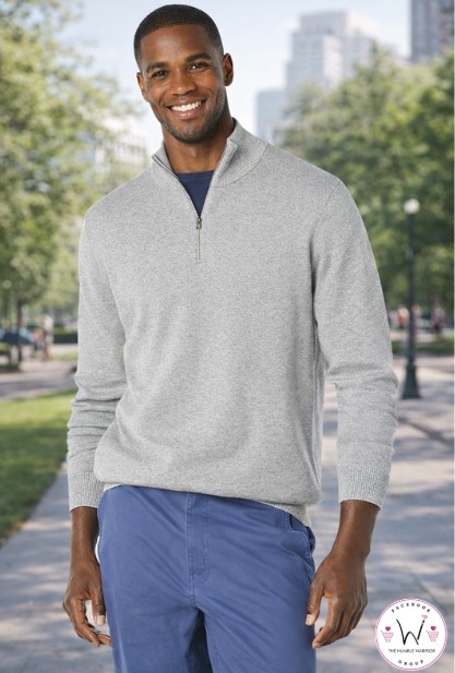 Amazon Essentials Men’s Quarter-Zip Sweater