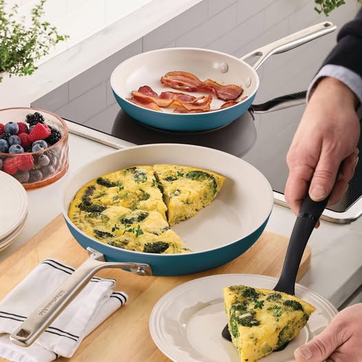 KitchenAid Hard-Anodized Ceramic Induction 2-Piece Skillet Set