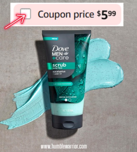 Dove Men+Care Eucalyptus + Cedar Oil Body and Face Scrub