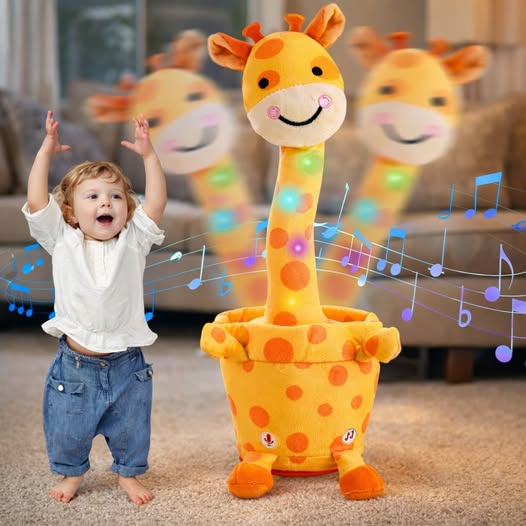 dancing and singing giraffe