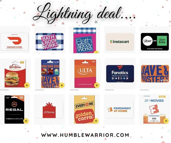gift cards on drop