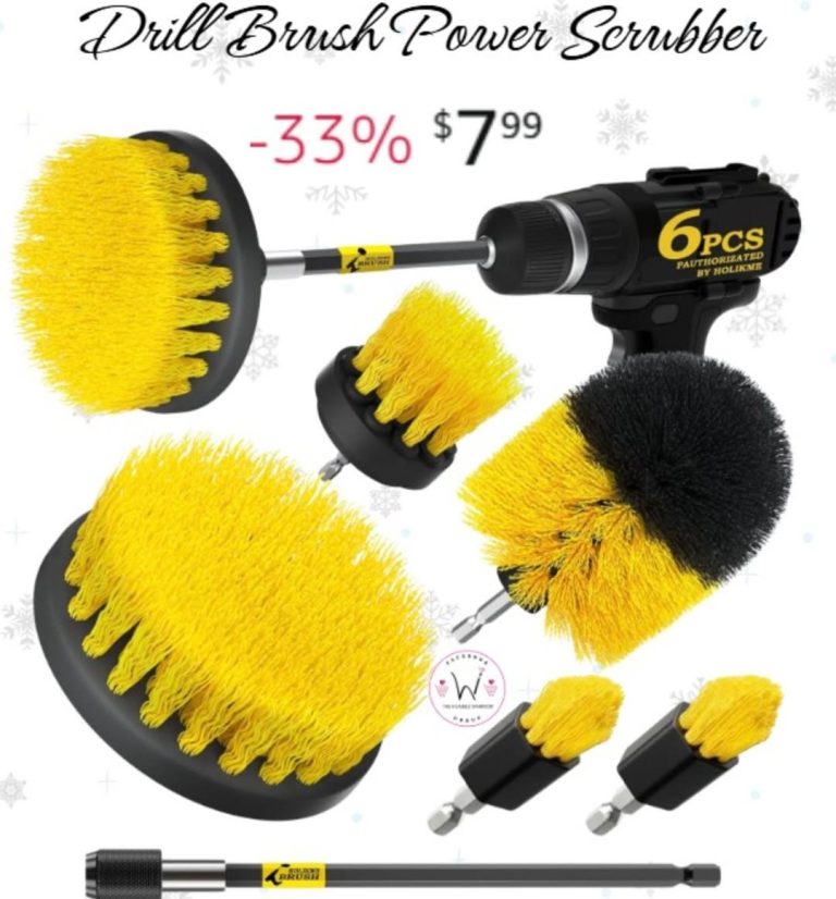 Drill Brush Power Scrubber