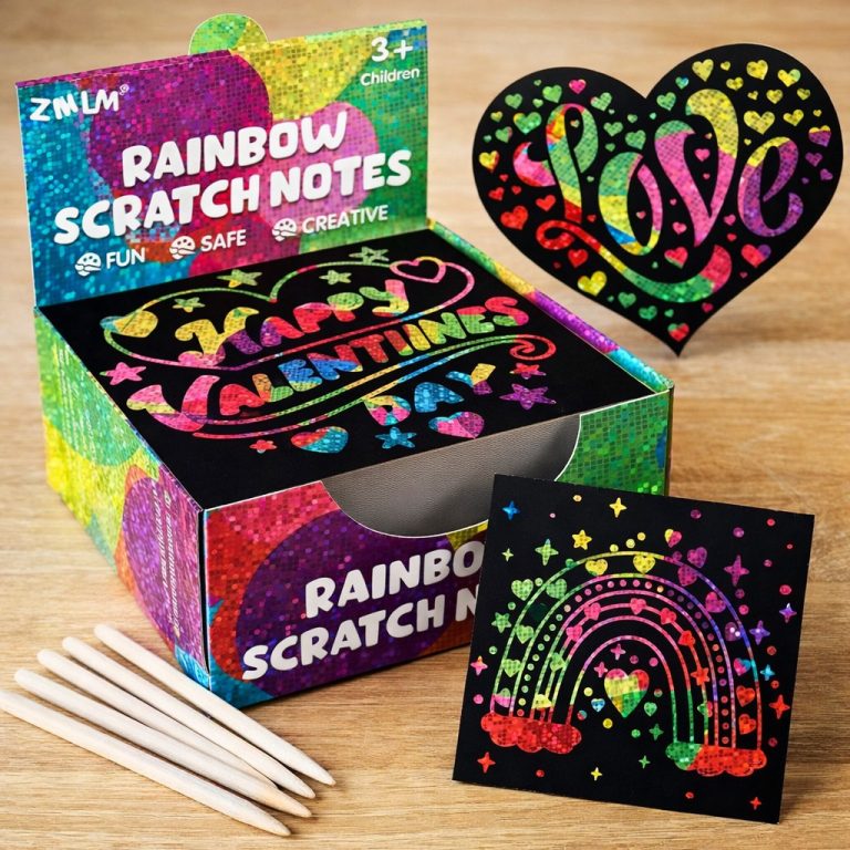 scratch paper hearts