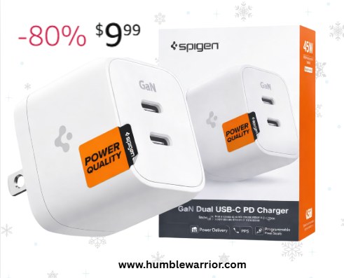 Spigen GaN Dual USB-C Charger