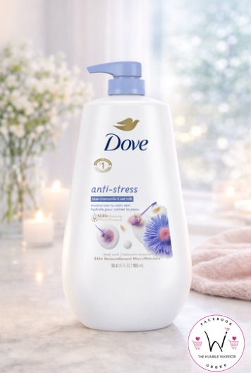 Dove Anti-Stress Body Wash – Blue Chamomile & Oat Milk