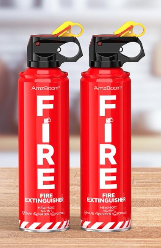 AmzBoom 2-Pack Fire Extinguisher