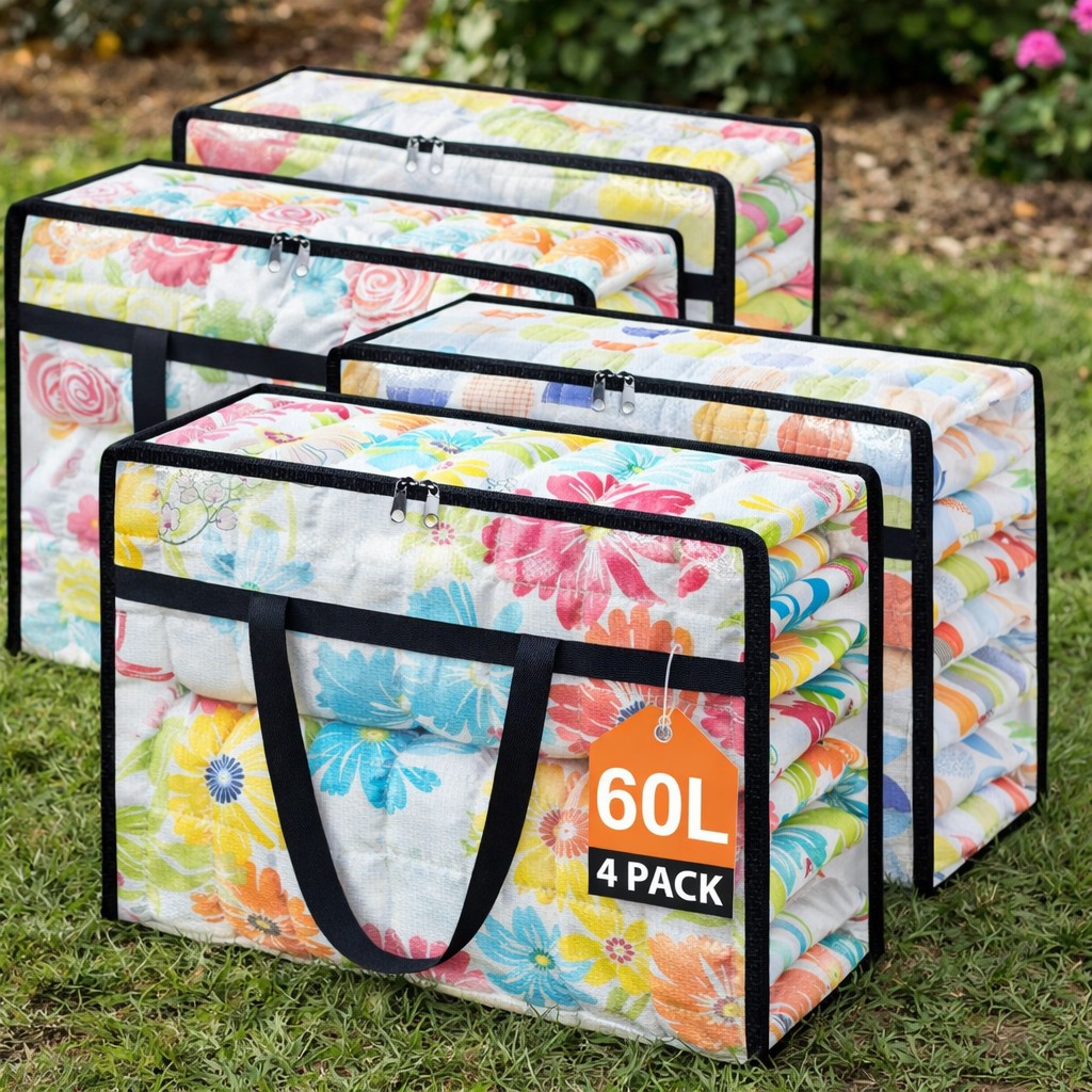 clear zippered storage bags