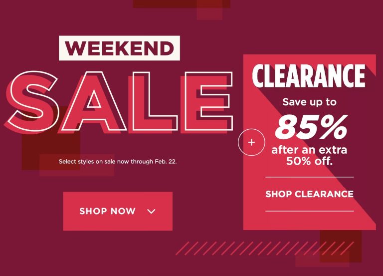 Kohl’s – up to 85 perc off on everything!