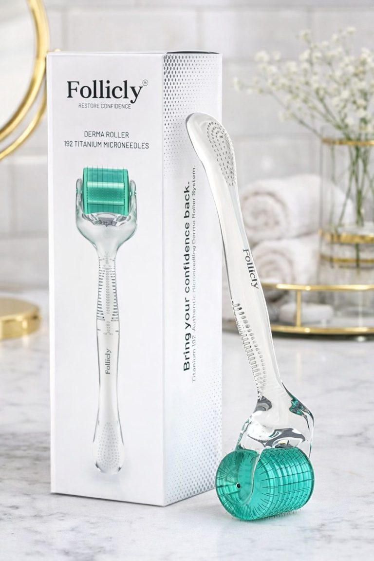 Follicly Derma Roller for microneedling