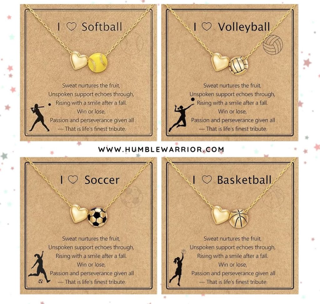 sports necklaces for the Easter Basket