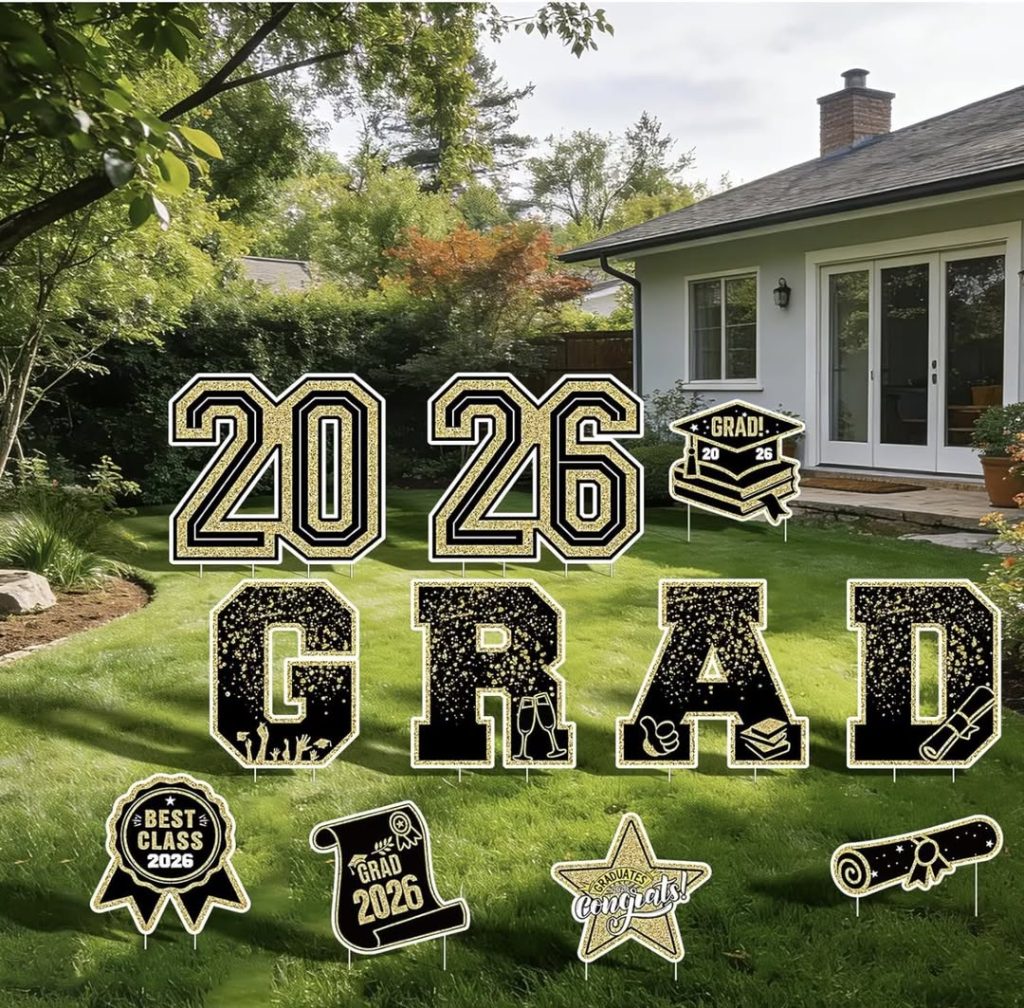 graduation lawn signs