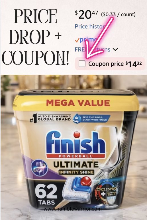 Finish Ultimate Infinity Shine Dishwasher Pods