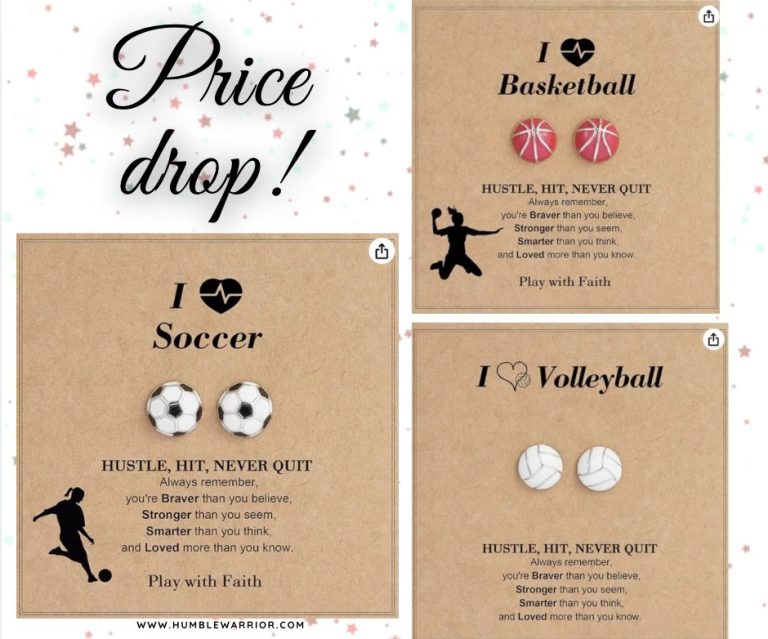 sport stud earring