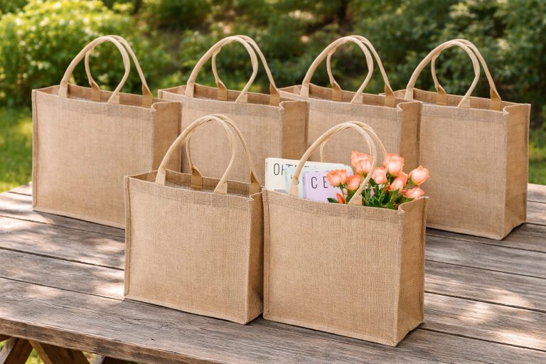 reusable jute totes