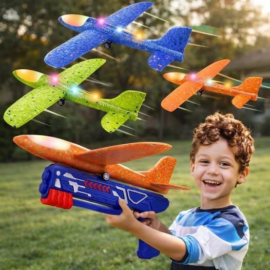 3 Pack Airplane Launcher Toys