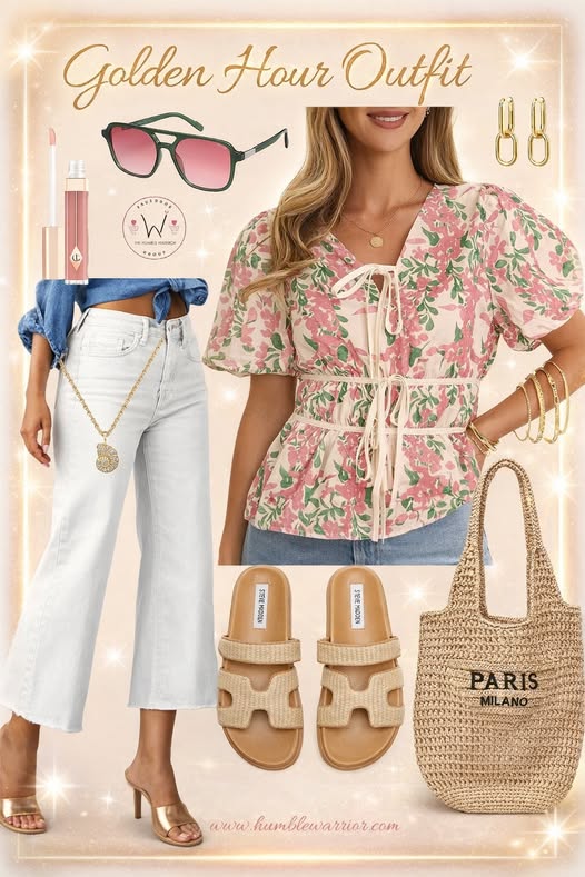 Gold Hour Outfit Collage