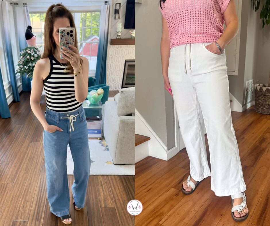 GRAPENT Wide Leg Jeans