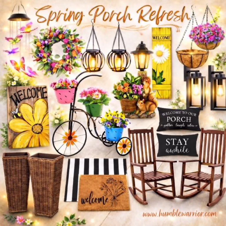 Spring Porch Refresh