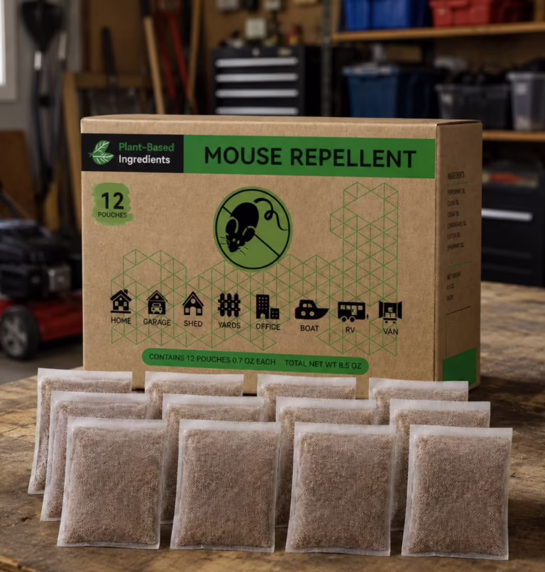 Natural Mouse Repellent Pouches