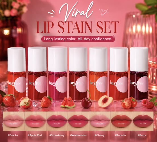 bayfree Lip Tint Stain Set