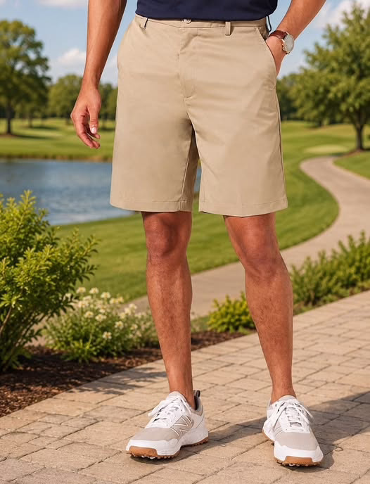 Men’s Classic-Fit Stretch Golf Shorts