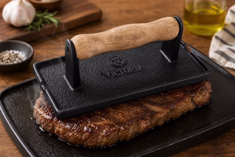 Victoria Cast Iron Panini Press
