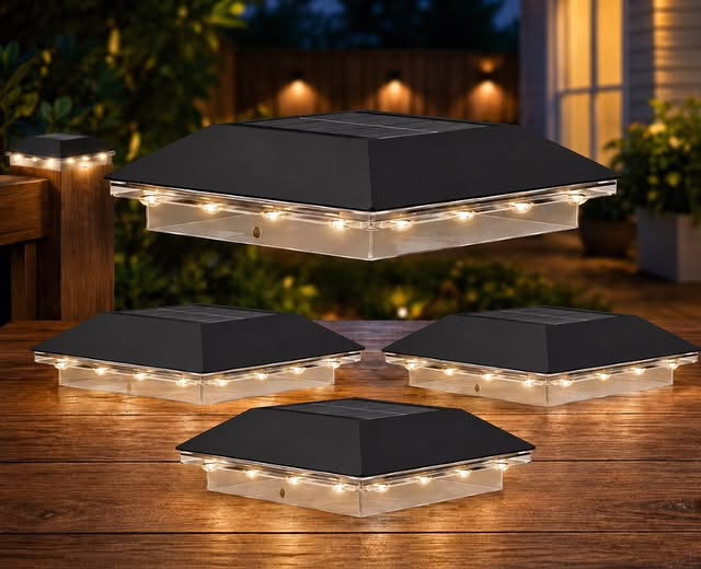 Solar Post Cap Lights