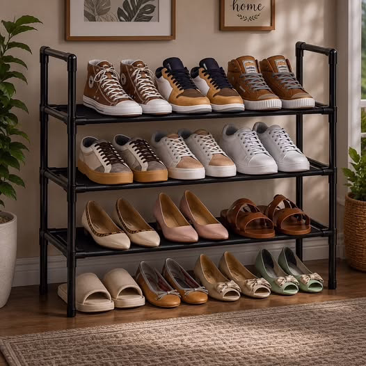 Somgmics 3-Tier Shoe Rack!
