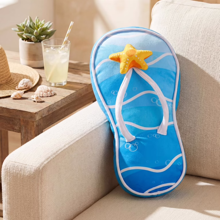 Flip Flop Throw Pillow