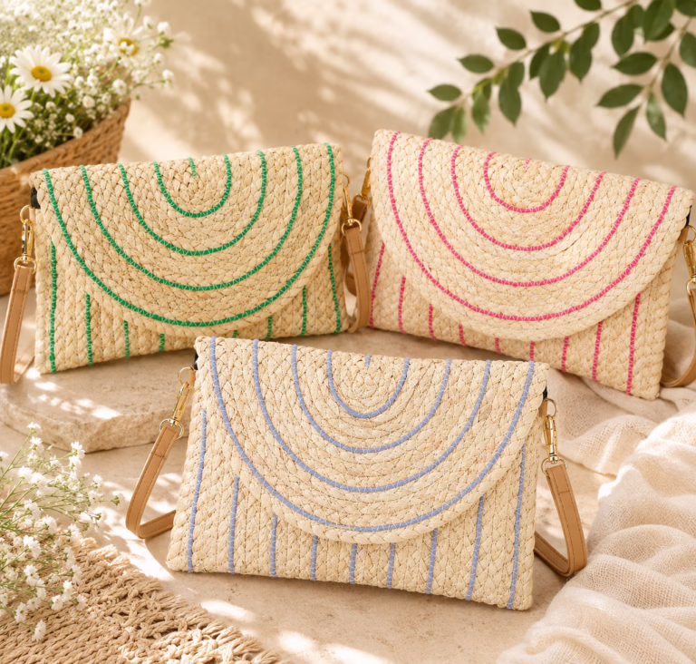 Sukuto Straw Purse