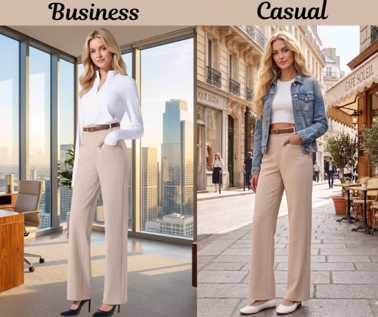 Pull On Trousers with Pockets 