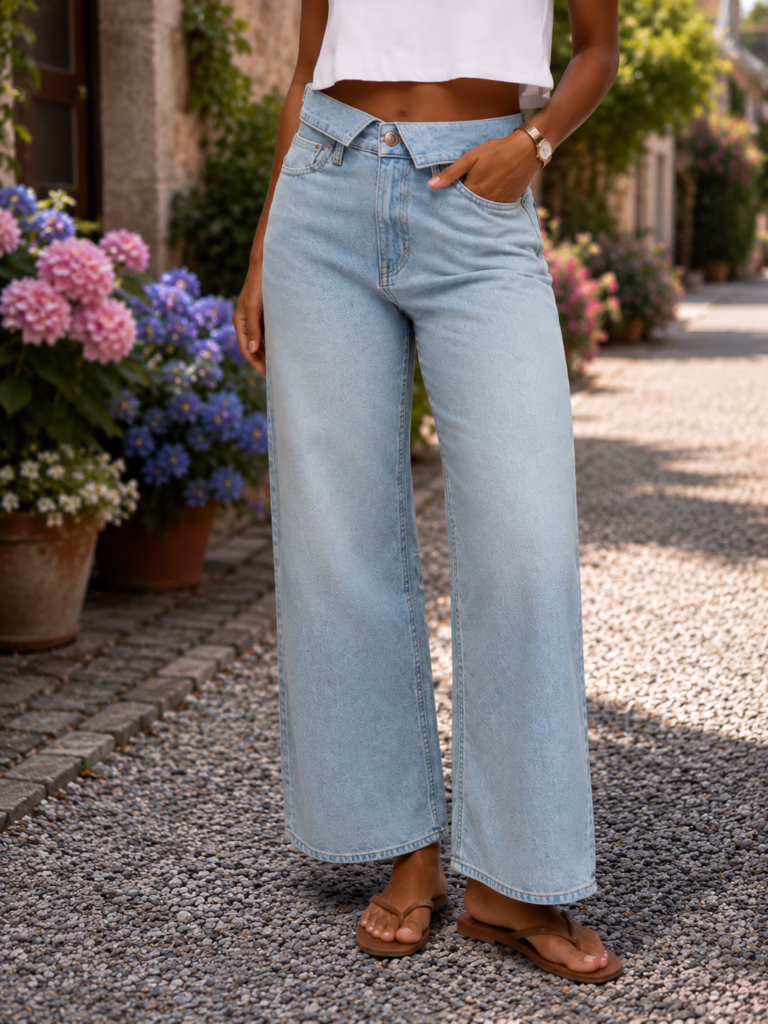  Dreamy Drape Wide Leg Baggy Jeans