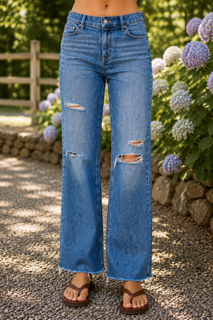 AE Strech High-Waisted Stovepipe Jean