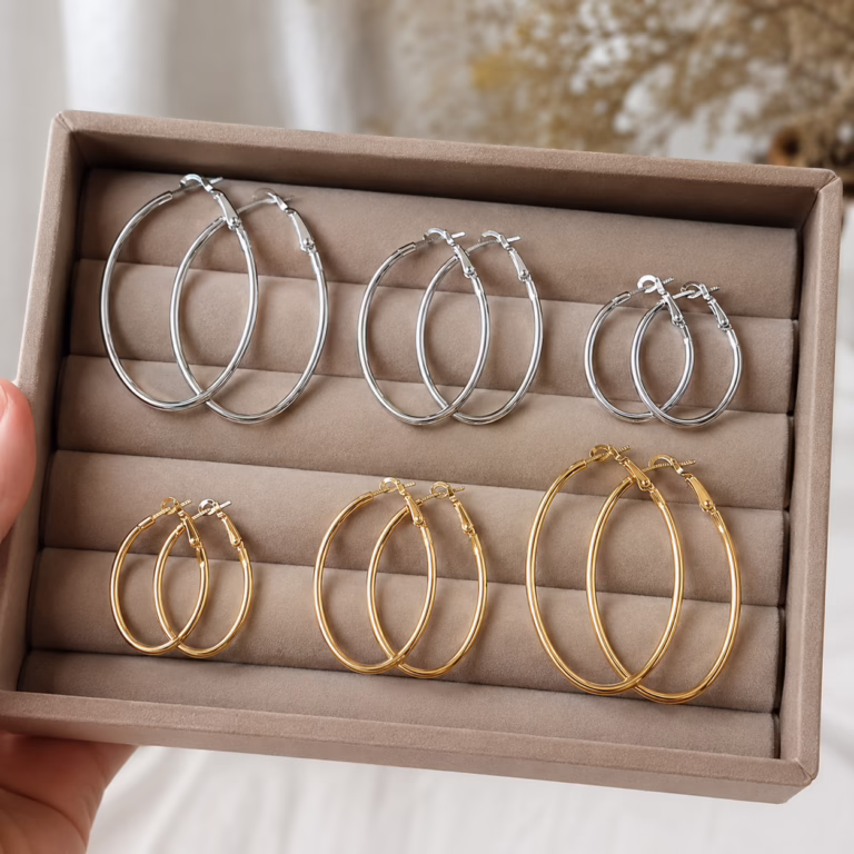 Hypoallergenic Hoop Earrings