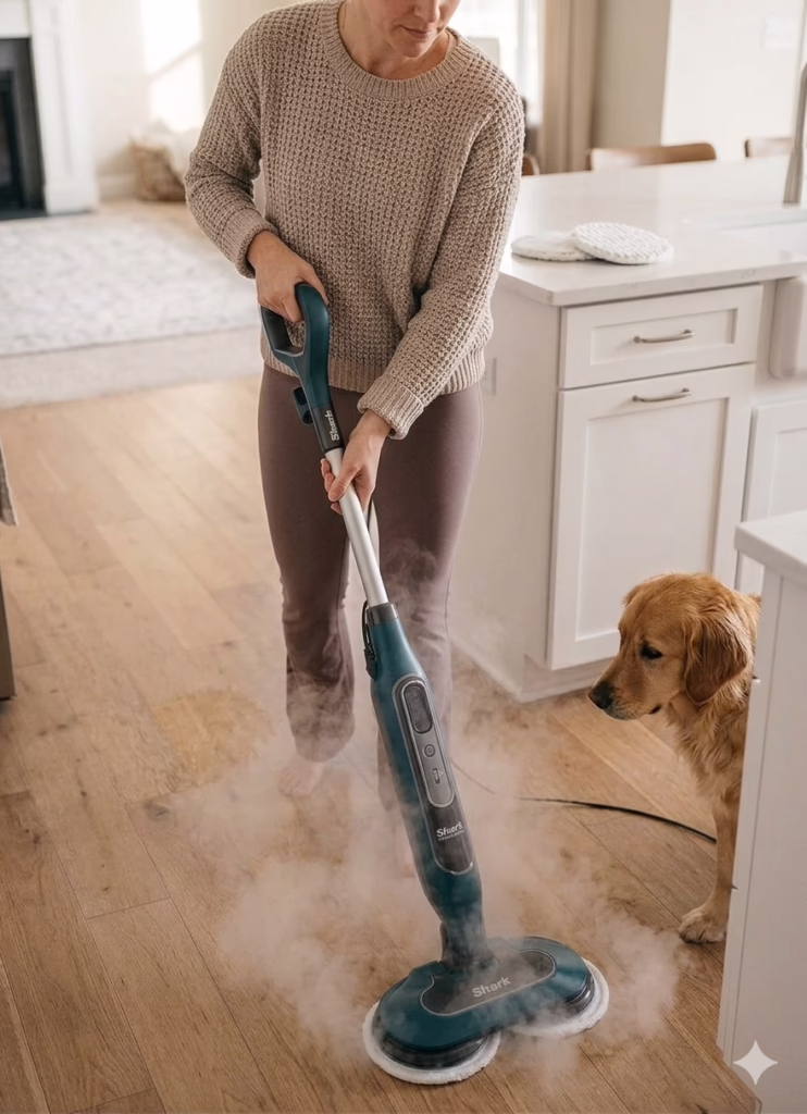 Shark Steam & Scrub All-in-One Steam Mop! 
