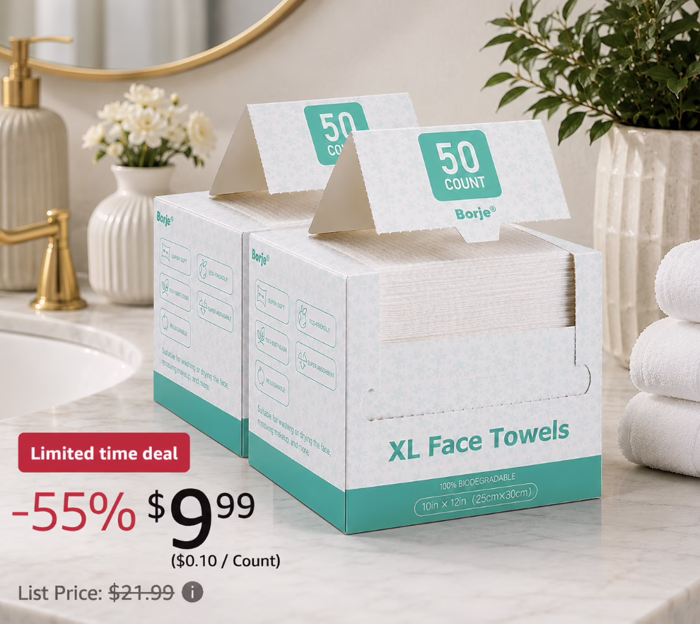 XL Disposable Face Towels